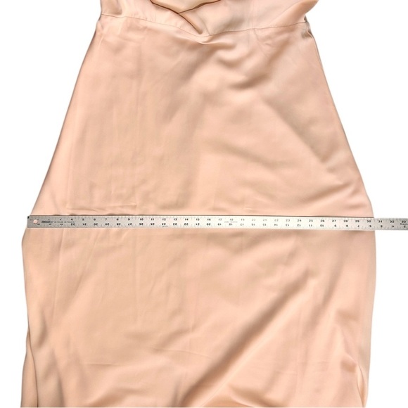 JILL STUART Iva Bridesmaid Maxi Dress sz 18 Peach Sleeveless BHLDN Anthropologie - Picture 7 of 12
